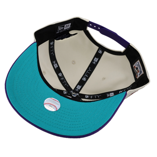 Arizona Diamondbacks 1998 Inaugural Off White/Purple 9Fifty A Frame Snapback Hat