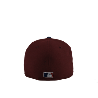 Arizona Diamondbacks 25th Anniversary Maroon/Navy Metallic 59Fifty Fitted Hat