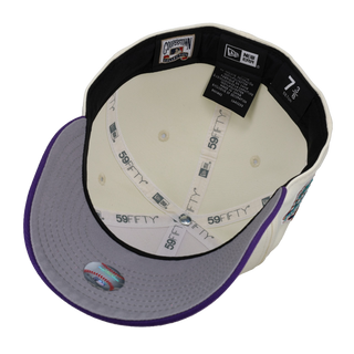 Arizona Diamondbacks 2001 World Series Kanji Off White/Purple 59Fifty Fitted Hat