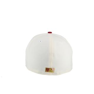 Arizona Diamondbacks 2001 World Series Metallic Chrome/Cardinal 59Fifty Fitted Hat