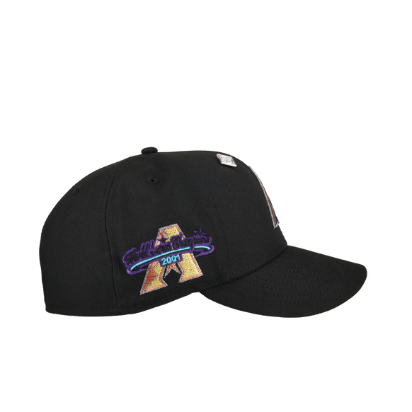 Arizona Diamondbacks 2001 World Series Metallic Logo 59Fifty Fitted Hat