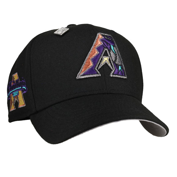 Arizona Diamondbacks 2001 World Series Metallic Logo 59Fifty Fitted Hat
