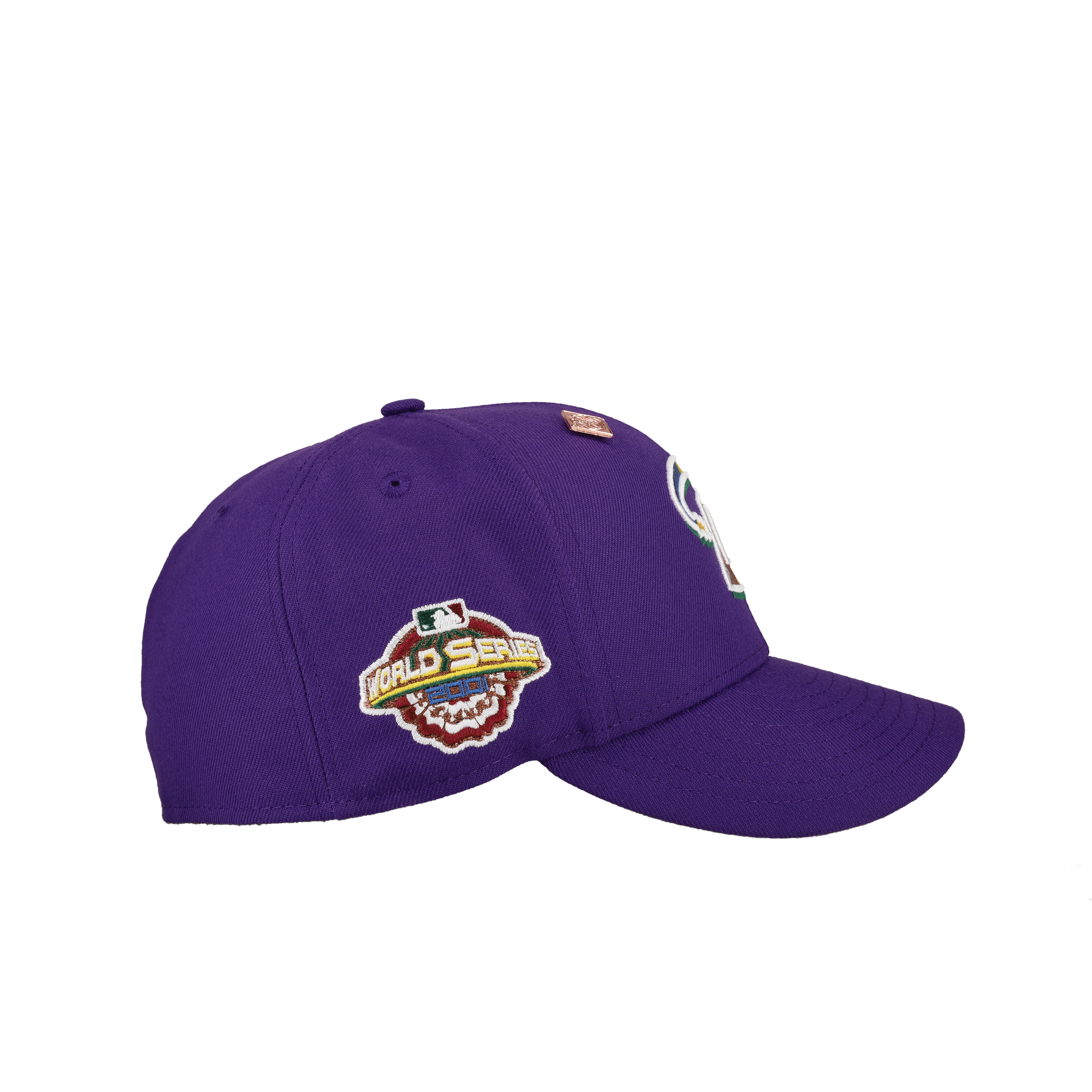 Arizona Diamondbacks 2001 World Series Purple 59Fifty Fitted Hat