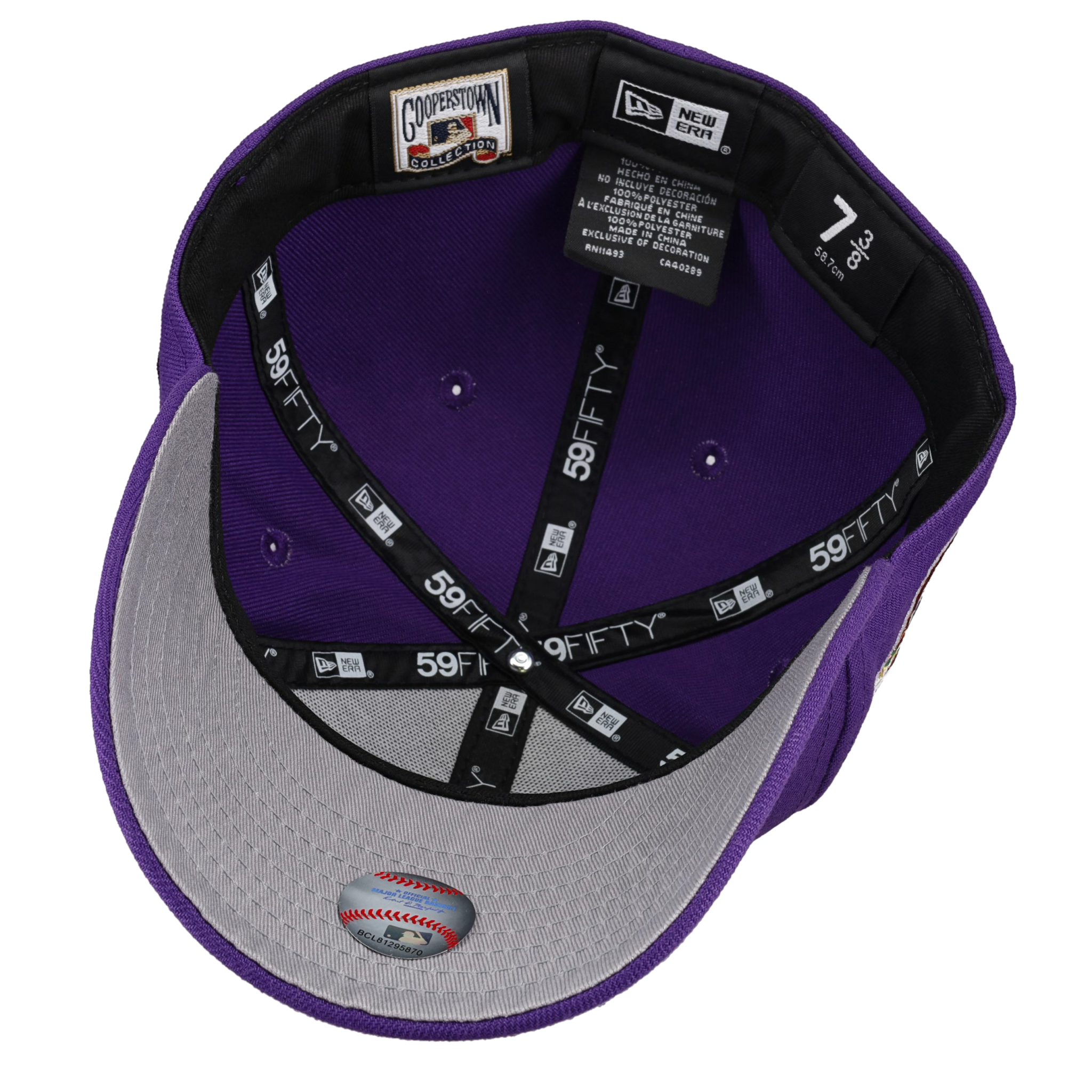 Arizona Diamondbacks 2001 World Series Purple 59Fifty Fitted Hat