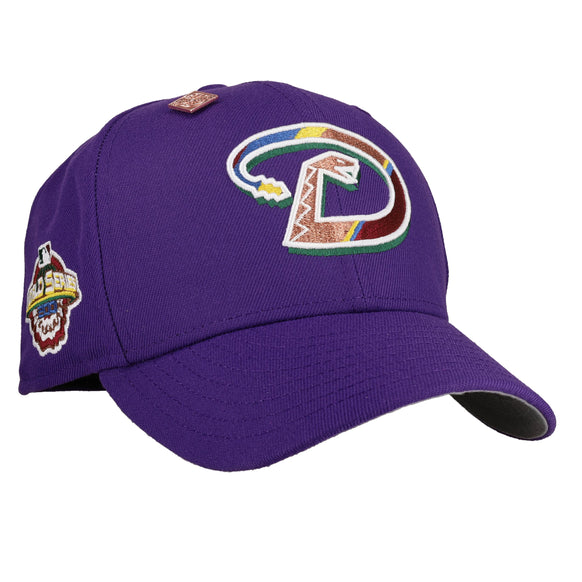 Arizona Diamondbacks 2001 World Series Purple 59Fifty Fitted Hat
