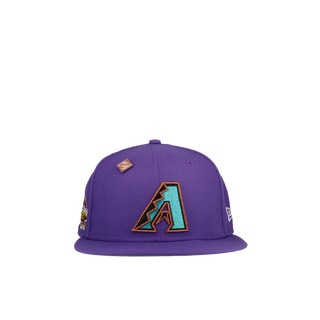 Arizona Diamondbacks 2001 World Series Purple Copper Metallic 9Fifty Snapback Hat