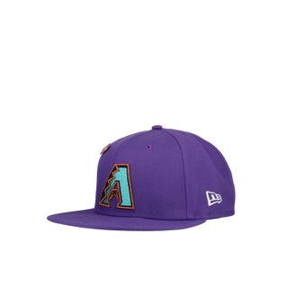 Arizona Diamondbacks 2001 World Series Purple Copper Metallic 9Fifty Snapback Hat