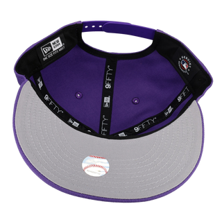 Arizona Diamondbacks 2001 World Series Purple Copper Metallic 9Fifty Snapback Hat