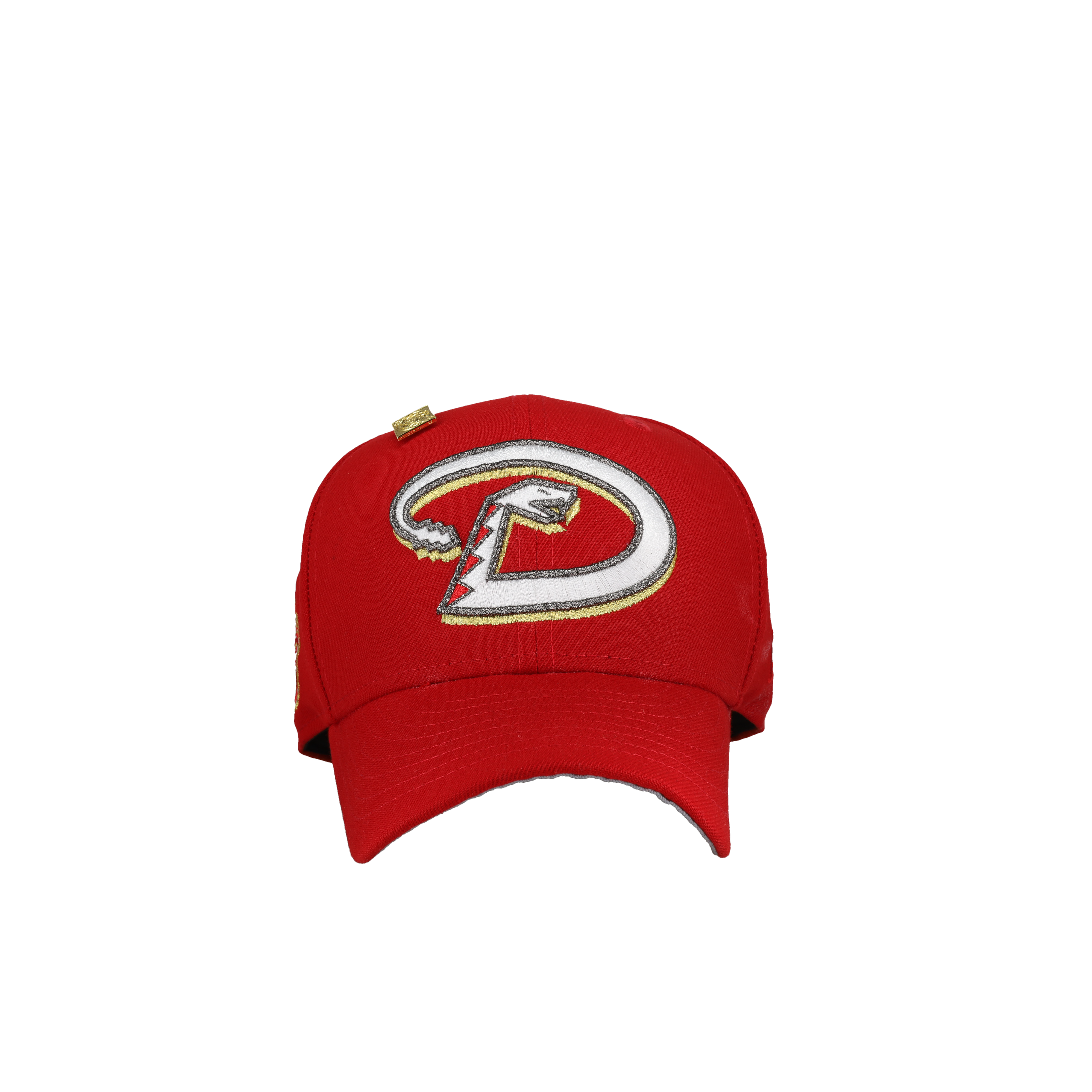 Arizona Diamondbacks 2001 World Series Red Gold Metallic 59Fifty Fitted Hat