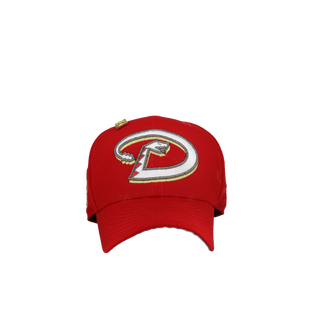 Arizona Diamondbacks 2001 World Series Red Gold Metallic 59Fifty Fitted Hat