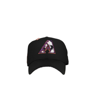 Arizona Diamondbacks 1998 Inaugural Season Black Safari Print Metallic 59Fifty Fitted Hat