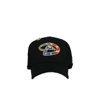 Arizona Diamondbacks 2001 World Series Black USA Logo 59Fifty Fitted Hat