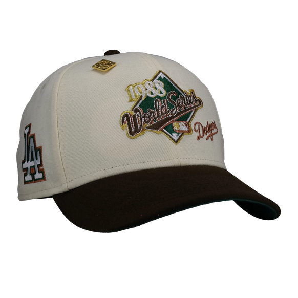 Los Angeles Dodgers Chrome/Brown 1988 World Series 59Fifty Fitted Hat