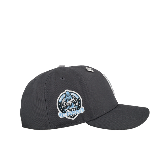 Los Angeles Dodgers 60th Anniversary Graphite 59Fifty Fitted Hat