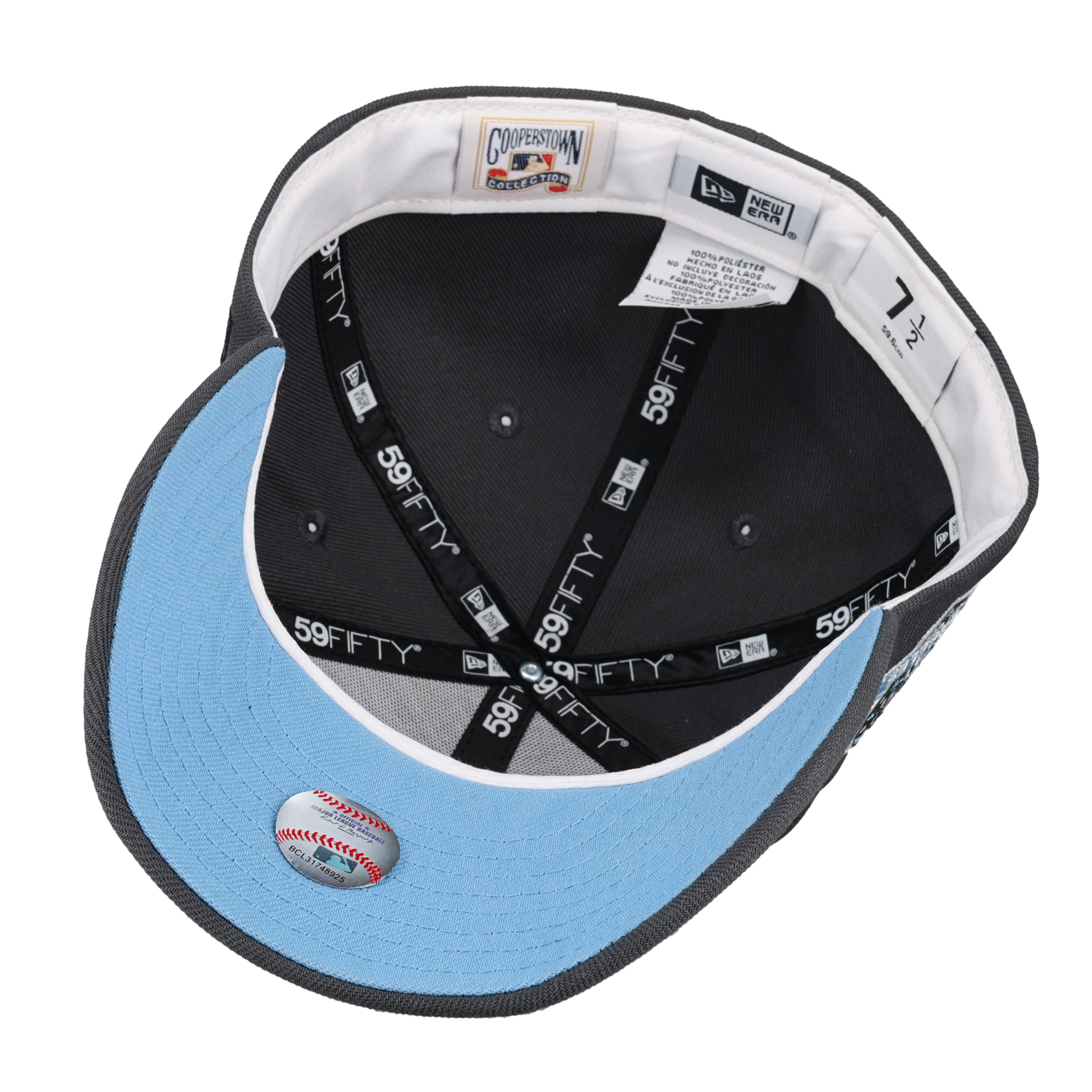 Los Angeles Dodgers 60th Anniversary Graphite 59Fifty Fitted Hat