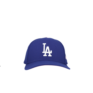 Los Angeles Dodgers 60 Years Off Royal/Pink Mitchell & Ness A Frame Snapback Hat