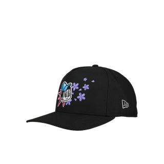 Los Angeles Dodgers Tokyo Series Black/Pink Brim 9Fifty A Frame Snapback Hat