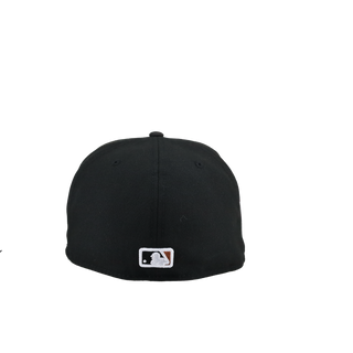 Los Angeles Dodgers Back to Back Champions Black Cow Print 59Fifty Fitted Hat
