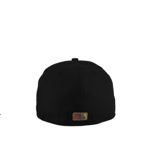 Los Angeles Dodgers Back To Back Champions Black Metallic Script 59Fifty Fitted Hat