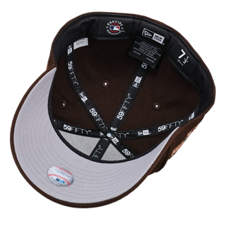 Los Angeles Dodgers Back to Back Champions Brown 59Fifty Fitted Hat