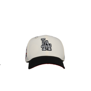 Los Angeles Dodgers 2025 World Series Chrome/Black 59Fifty Fitted Hat