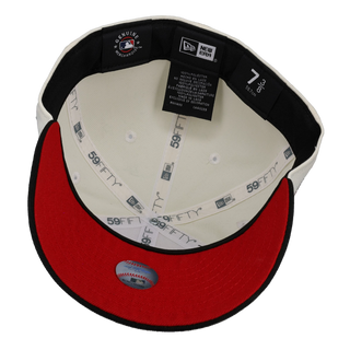 Los Angeles Dodgers 2025 World Series Chrome/Black 59Fifty Fitted Hat