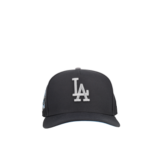 Los Angeles Dodgers Graphite/Ice Blue Metallic 9Fifty A Frame Snapback Hat