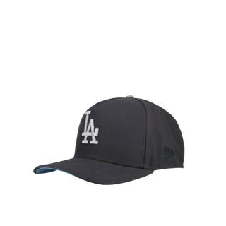 Los Angeles Dodgers Graphite/Ice Blue Metallic 9Fifty A Frame Snapback Hat