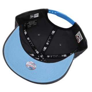 Los Angeles Dodgers Graphite/Ice Blue Metallic 9Fifty A Frame Snapback Hat