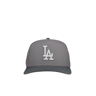 Los Angeles Dodgers 50th Anniversary Grey/Pink 9Fifty A Frame Snapback Hat