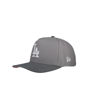 Los Angeles Dodgers 50th Anniversary Grey/Pink 9Fifty A Frame Snapback Hat
