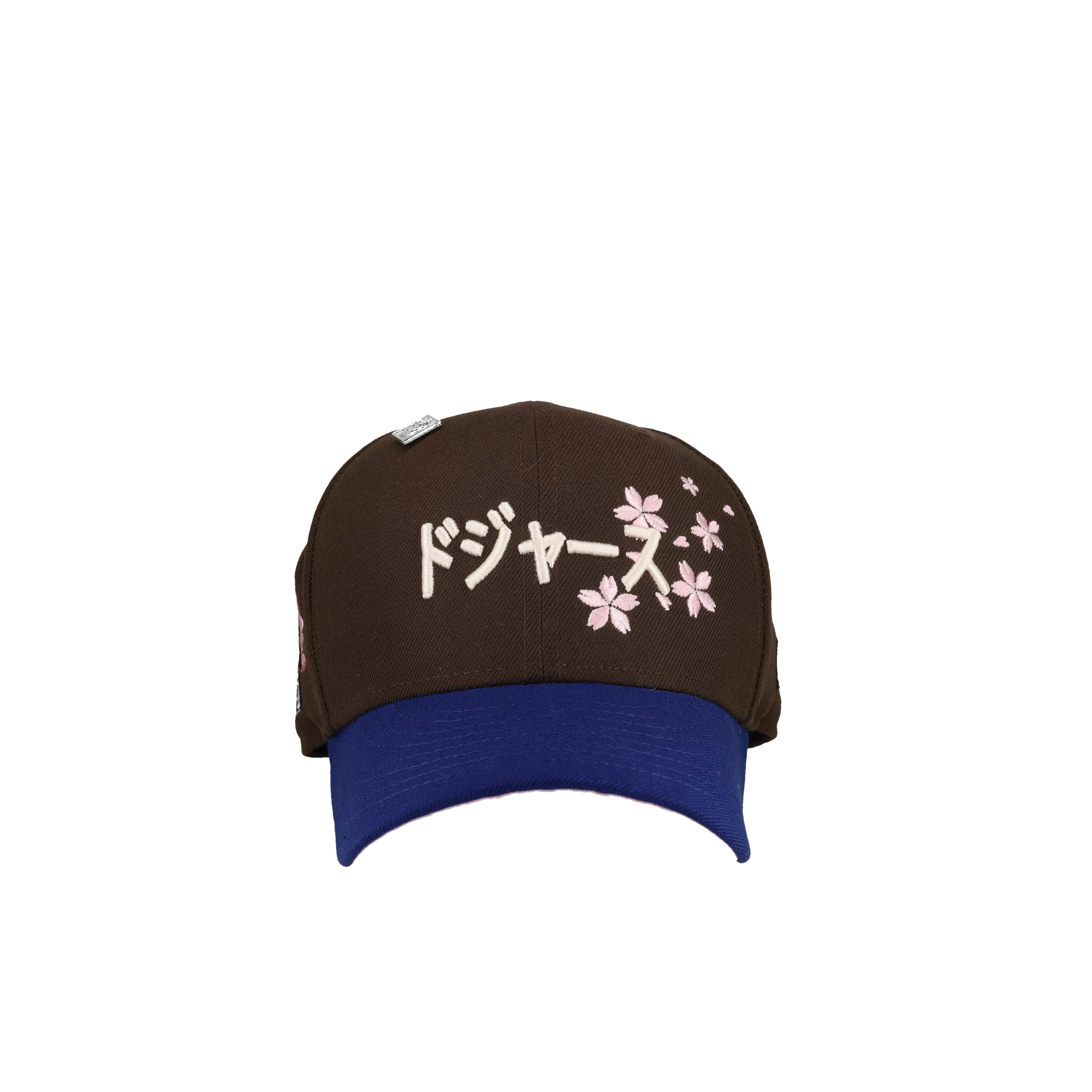 Los Angeles Dodgers Tokyo Series Walnut/Blue Script 59Fifty Fitted Hat