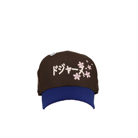 Los Angeles Dodgers Tokyo Series Walnut/Blue Script 59Fifty Fitted Hat