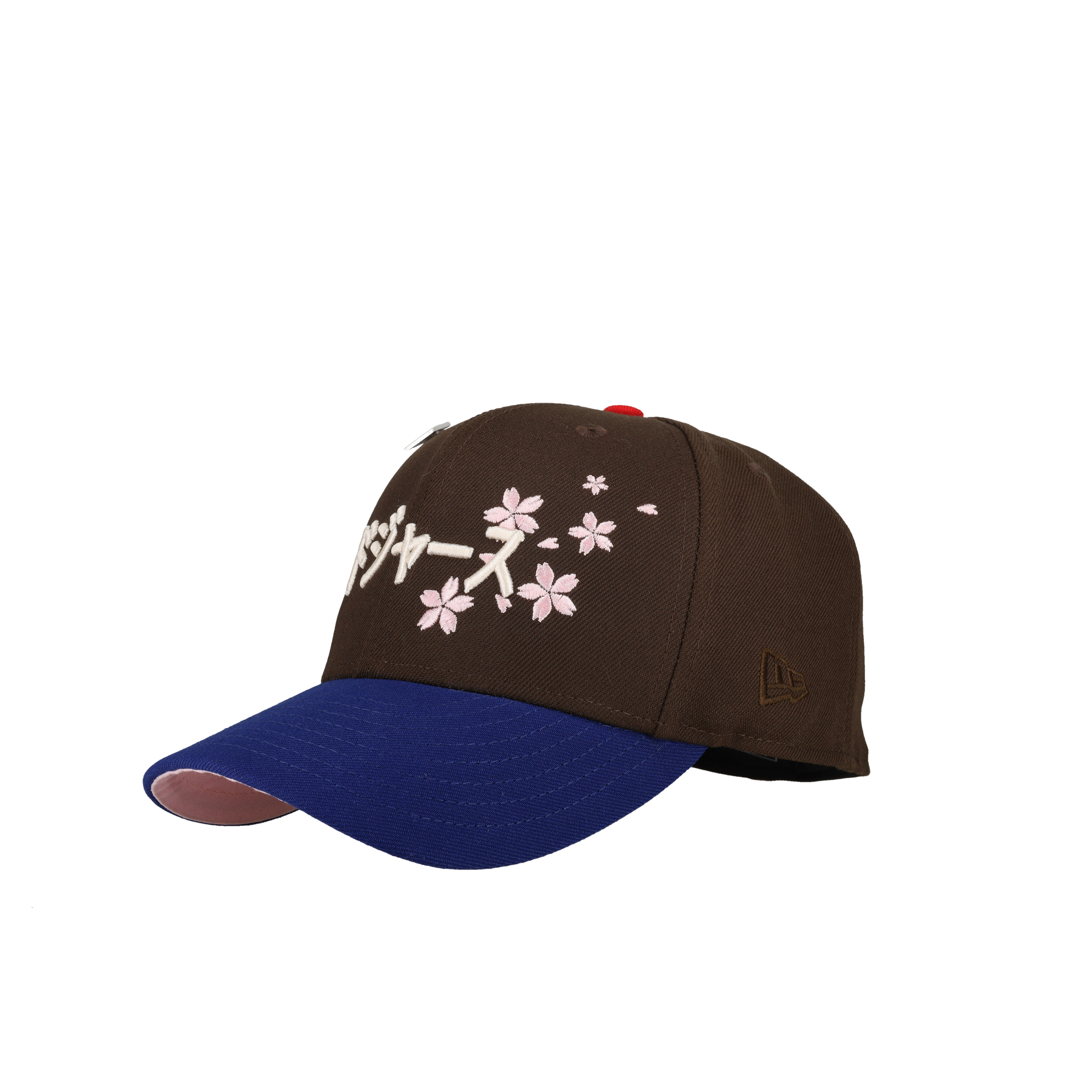 Los Angeles Dodgers Tokyo Series Walnut/Blue Script 59Fifty Fitted Hat