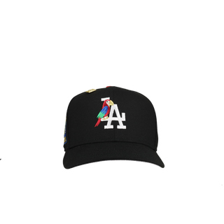 Los Angeles Dodgers Back To Back Champions Parrot 59Fifty Fitted Hat