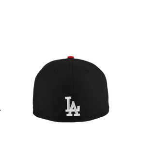 Los Angeles Dodgers Back To Back Champions Parrot 59Fifty Fitted Hat