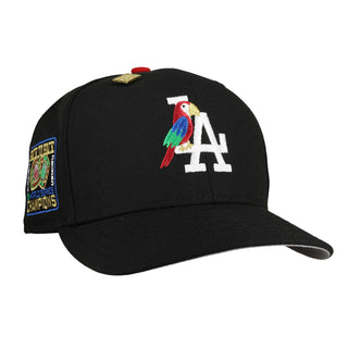 Los Angeles Dodgers Back To Back Champions Parrot 59Fifty Fitted Hat
