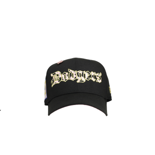 Los Angeles Dodgers Back To Back Champions Black Pink Cow Print 59Fifty Fitted Hat