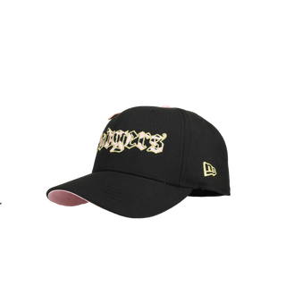 Los Angeles Dodgers Back To Back Champions Black Pink Cow Print 59Fifty Fitted Hat