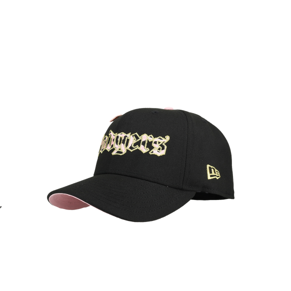 Los Angeles Dodgers Back To Back Champions Black Pink Cow Print 59Fifty Fitted Hat