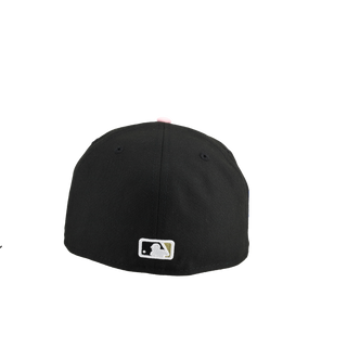 Los Angeles Dodgers Back To Back Champions Black Pink Cow Print 59Fifty Fitted Hat