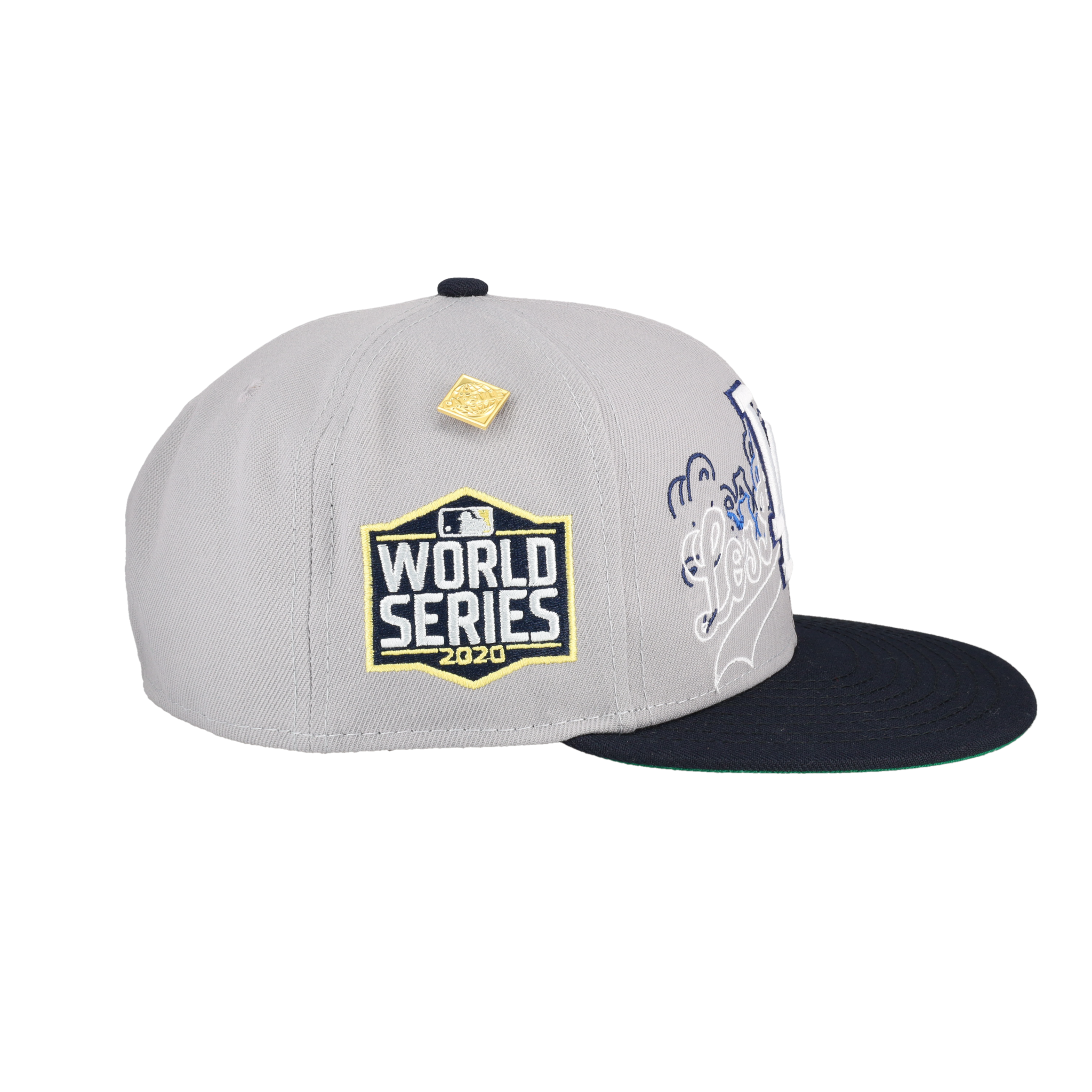 Los Angeles Dodgers Word Drop Collection 2020 World Series Fitted Hat 7 5/8