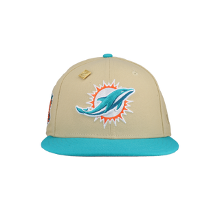 Miami Dolphins Vegas Gold 1998 Pro Bowl Patch 59Fifty Fitted Hat