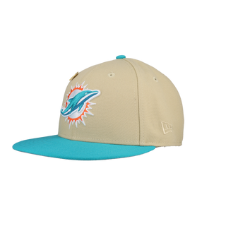 Miami Dolphins Vegas Gold 1998 Pro Bowl Patch 59Fifty Fitted Hat