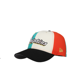 Miami Dolphins 30th Anniversary Orange/Teal/White Split Panel 59Fifty Fitted Hat