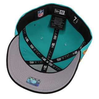 Miami Dolphins 2001 Pro Bowl Teal/Black 59Fifty Fitted Hat