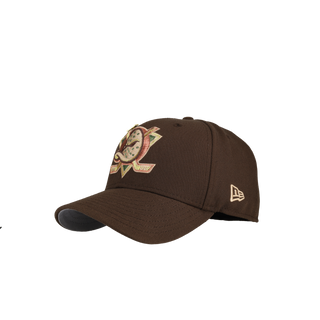 Anaheim Mighty Ducks Metallic Walnut/Grey Brim 59Fifty Fitted Hat