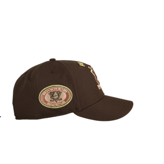 Anaheim Mighty Ducks Metallic Walnut/Grey Brim 59Fifty Fitted Hat