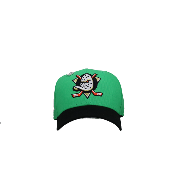 Anaheim Mighty Ducks 30th Anniversary Green/Black 59Fifty Fitted Hat