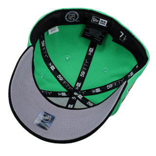 Anaheim Mighty Ducks 30th Anniversary Green/Black 59Fifty Fitted Hat